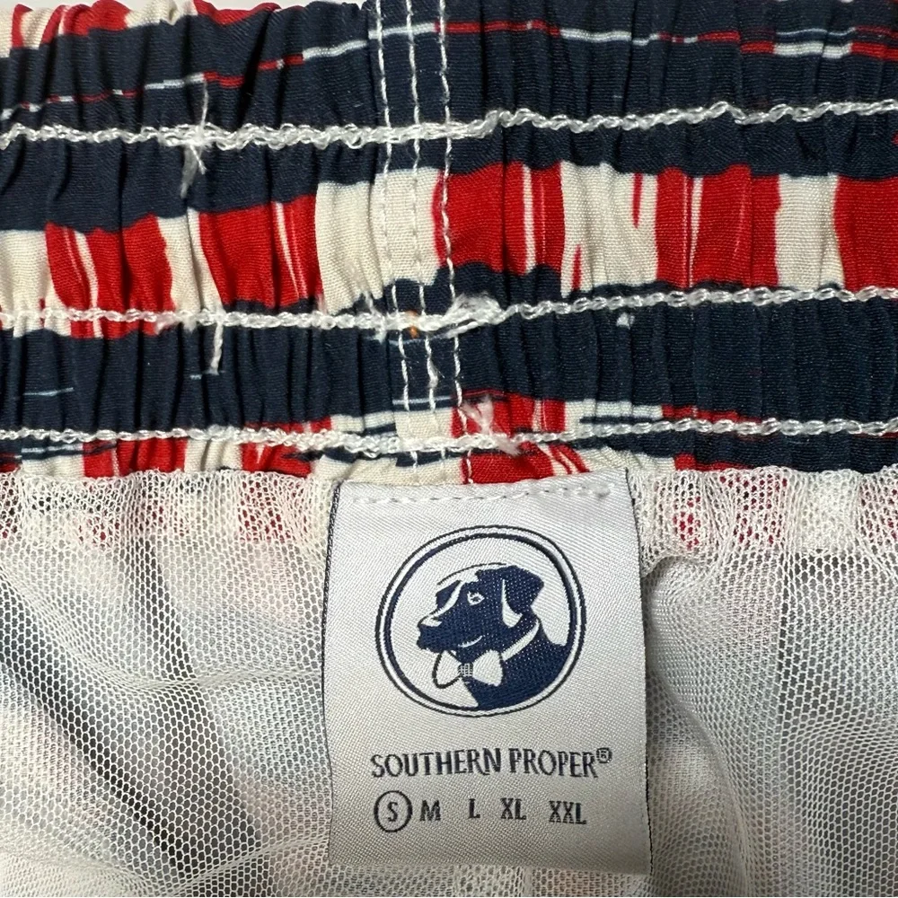 Southern Proper Small Plaid Swim Shorts